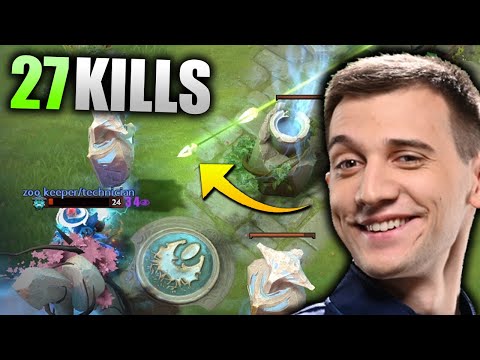 How ARTEEZY plays the NEW WINDRANGER CARRY in 7.33c