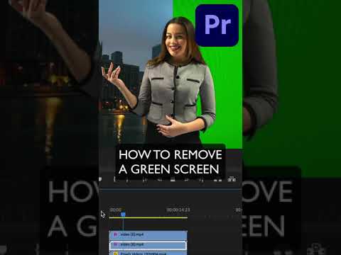 How to Remove A Green Screen Video in Adobe Premiere Pro