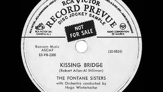 1953 Fontane Sisters - Kissing Bridge (with Perry Como)