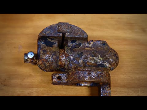 Very Rusty Baby Bullet Vise - Perfect Restoration