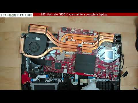 Asus Rog Strix g731g g731gw-xb74 laptop charge port power jack repair fix charging connector