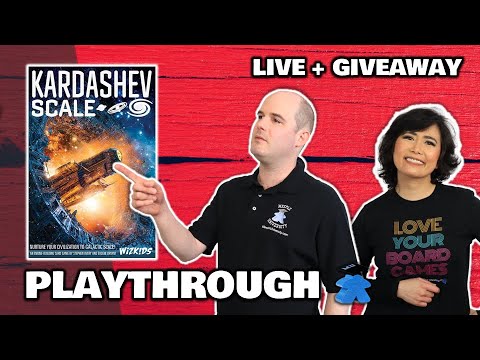 Kardashev Scale -  LIVE Playthrough Board Game & Giveaway USA