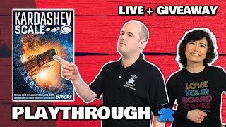 Kardashev Scale -  LIVE Playthrough Board Game & Giveaway USA