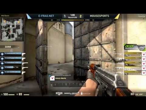 E-frag.net vs mouz-CS:GO-Acer Predator Masters powered by Intel Season 1 Finals(3 map-dust 2)