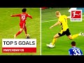 Top 5 Goals • Haaland, Sané & More | Matchday 5 - 2020/21