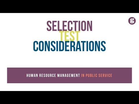 Human Resource Management in Public Service