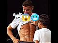 🥶🤯Ronaldo show his six pack little kids 🥶 #edit #cristiano #ronaldo #usafootball