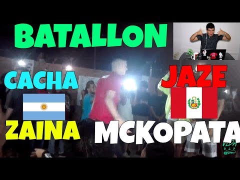 CACHA-ZAINA VS JAZE- MCKOPATA- ((BATALLON)) -ANALISIS 2019