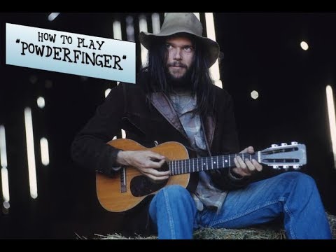 How To Play "POWDERFINGER" by Neil Young | Acoustic Chrome Dreams Version Tutorial