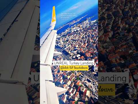 Unreal landing over Turkey — pure cinematic vibes! #turkey #türkiye #istanbul #fyp #foryou #fypviral