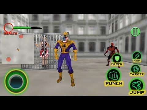 Spider Hero Vs Captain PK Superhero Crime City USA | Super Spider City Fight - Android GamePlay