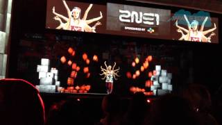 2NE1 Hologram Concert at KBEE 2013 London - Part 1 - 'Fire'
