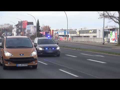 [Ziviles-Einsatzfahrzeug] Z-PKW der Polizei auf Einsatzfahrt in Salzgitter-Lebenstedt