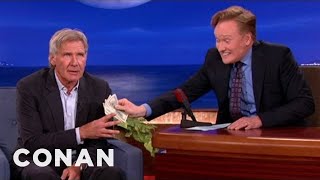 Harrison Ford Shares Star Wars Spoilers with Conan