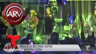 Graciela Beltrán sufre aparatosa caída en Massachusetts | Al Rojo Vivo | Telemundo