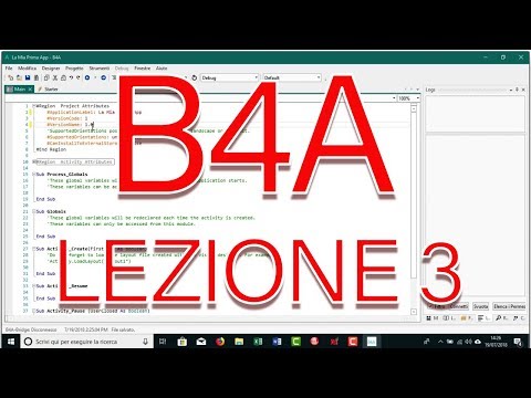 Lezione 3  Corso Basic4Android  Le funzioni Sub in b4a come si usano e come si chiamano