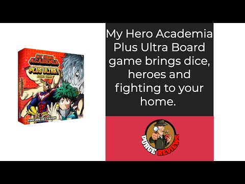 The Purge: # 4079 My Hero Academia: Plus Ultra! Board Game: Can this graphic novel translate into a board game?