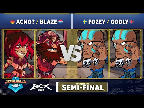 Acno? & Blaze vs. Fozey & Godly - Winners Semi-Final - Brawlhalla World Championship 2022