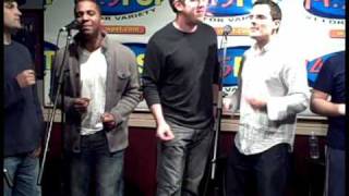 Straight No Chaser performs Santa Claus Is Coming To Town in the PST Live Lounge