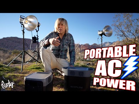 Portable AC Power on Location for Video and Photography Lights- Inverter Power Stations