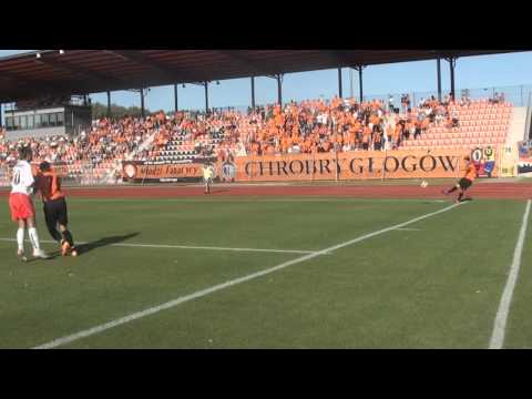 20 sierpień 2011 - Chrobry Głogów - Nielba Wągrowiec. II Liga Piłki Nożnej.