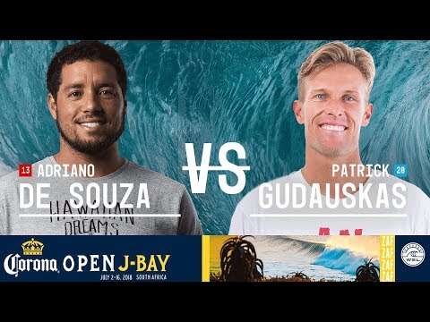 Adriano de Souza vs. Patrick Gudauskas - Round Two, Heat 9 - Corona Open J-Bay - Men's 2018