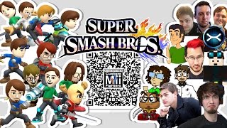 shadow eggman tails knuckles more mii fighter qr codes for