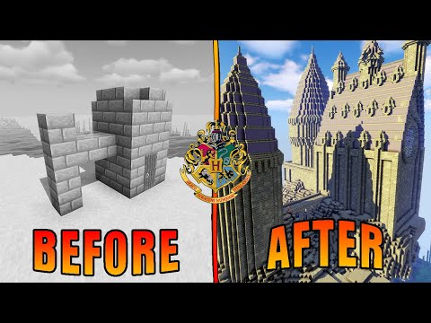Surprising A Harry Potter Superfan With Her Dream Base | Minecraft Nerdy Flippers E2