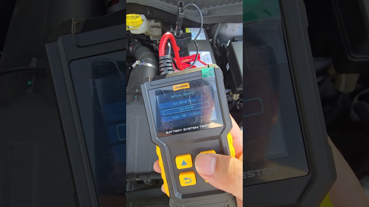 Testing out the AUTOOL BT360 car battery tester