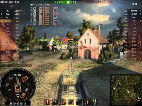 WOT SU-152 5 Kills 4,9k Damage 1372 XP