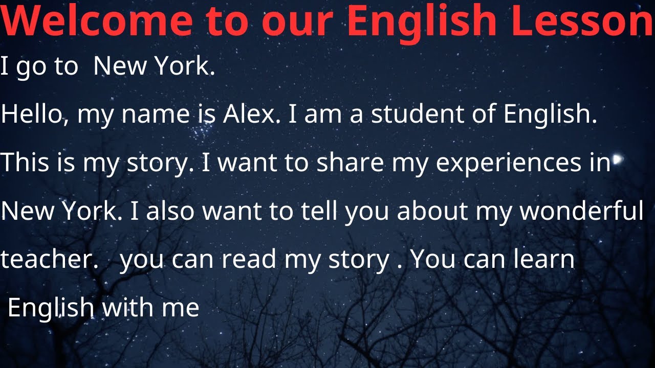 I go to New York | Learn English Through Story Level 1  | Improve Your English#learnenglish