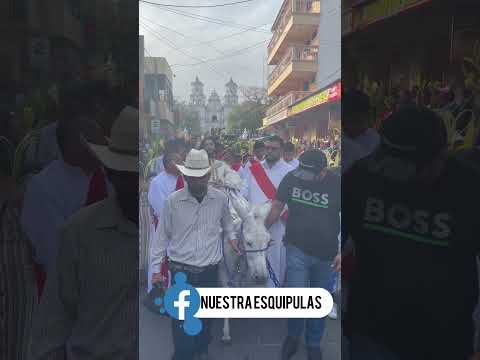 Domingo de Ramos Semana Santa en Esquipulas, Guatemala 2024. #Esquipulas #semanasanta2024