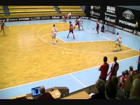 Peder Bodén gör ett klassmål för IBK Dalen mot Sandåkerns SK