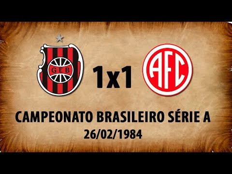 G.E.Brasil 1x1 América-RJ - Campeonato Brasileiro 1984
