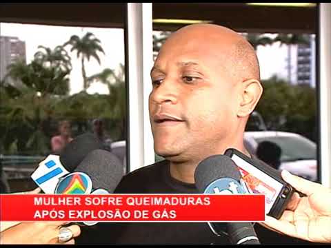 [RONDA GERAL] Mulher sofre queimaduras após explosão de gás