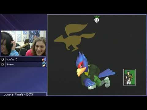 SSS 11.4 SSBM - bonfire10 (Falco) vs. Rasen (Marth) - Melee LF