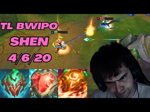 TL BWIPO PLAYS SHEN VS CAMILLE TOP |NA CHALLENGER PATCH 13.10| [League of Legends] Full Gameplay