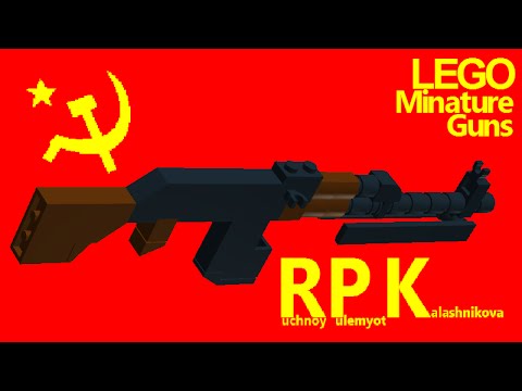 LEGO Miniature Guns: RPK Machine Gun