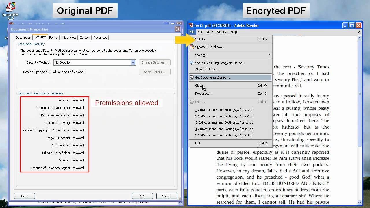 VeryPDF Encrypt PDF