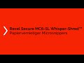 Papiervernietiger Rexel Secure MC6-SL snippers 2x15mm