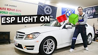 MERCEDES W204 ESP Light On Electronic Stability Control Light C250 C300 C180 C200 C220 C280 C320 C35