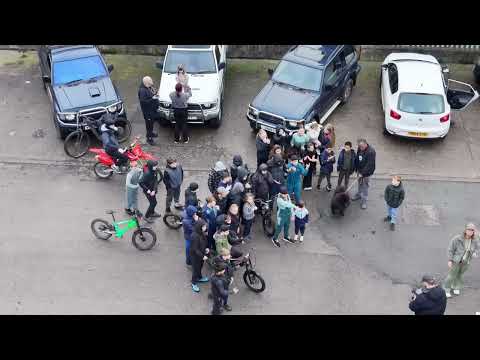 Bradford MC Cruzy T,  Bolton Woods behind the scenes drone music video.