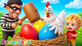 Old MacDonald 🐔Mother Hen Crying! Thief Stole the Eggs 🐣🔨 | Old MacDonald Farm Adventure | CocoBerry