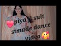 Piya Ji Suit Simade Dance Video RajuPunjabi New Haryanvi Song