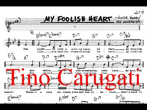 "My foolish heart", jazz piano standard - Tino Carugati - Lezione di Pianoforte n.187