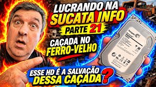 LUCRANDO NA SUCATAINFO !! Parte 21 !!! #ferrovelho #lucrando 