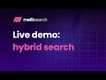 V1.7. - Hybrid search demo