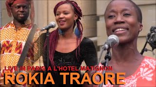 ROKIA TRAORE LIVE IN PARIS A L'HOTEL MATIGNON POUR LA 35eme FETE DE LA MUSIQUE LE 21 JUIN 2016