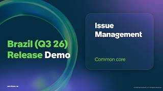 Enterprise Wide Issue Management: What's new in Q3 26