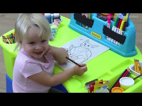 Perfect Place to Create | Creative Kids Art Desk | Simplay3